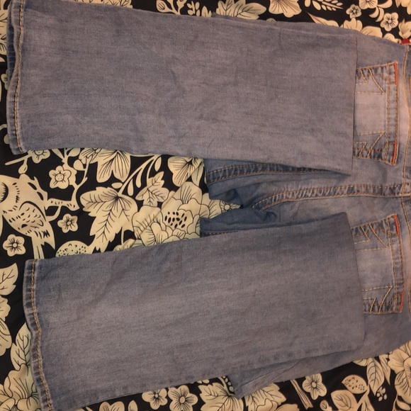 TRUE RELIGION. Y2K x It GIRL. THICK STITCHING. SLIM STRAIGHT JEANS. Size 33 - Picture 4 of 4